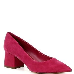 NWOB Caroline Suede Block Heel Pumps